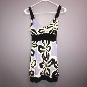 ✨Speechless Black & Purple Floral Dress Size M